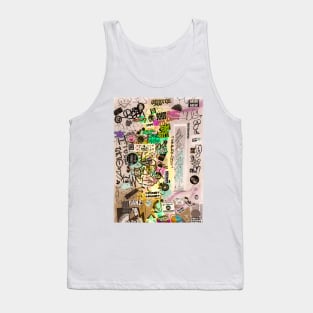 Graffiti Design Street Style Sticker NYC Tank Top